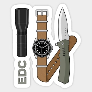 EDC Watch Sticker